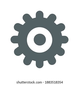 Cog icon for graphic design projects
