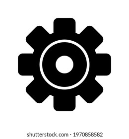 cog icon or logo isolated sign symbol vector illustration - high quality black style vector icons
