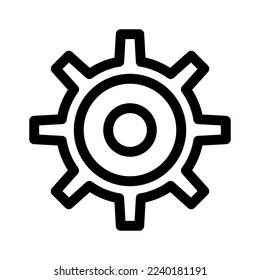 cog icon or logo isolated sign symbol vector illustration - high quality black style vector icons
