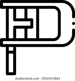 icono de engranaje. Diseño De Estilo Lineal Delgado Aislado Sobre Fondo Blanco