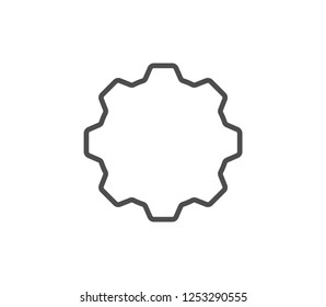 Cog icon . Vector . EPS 10