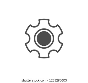 Cog icon . Vector . EPS 10