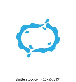 cog machine circle water symbol vector