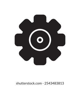 Ícone Cog Settings (Configurações de Cog). Sinal de vetor simples.