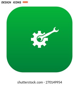 Cog Settings. icon. vector design