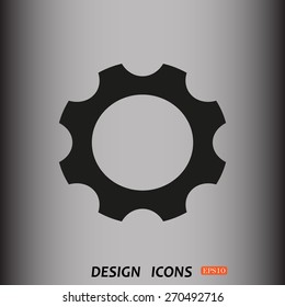 Cog Settings . icon. vector design