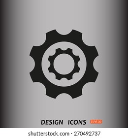 Cog Settings . icon. vector design