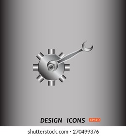 Cog Settings. icon. vector design