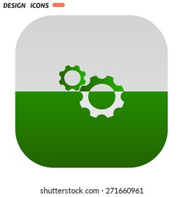 Cog Settings . icon. vector design