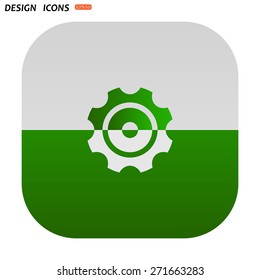 Cog Settings . icon. vector design