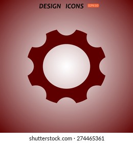 Cog Settings . icon. vector design