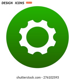 Cog Settings . icon. vector design