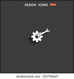 Cog Settings. icon. vector design