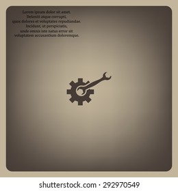 Cog Settings. icon. vector design