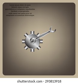 Cog Settings. icon. vector design