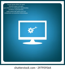 Cog Settings. icon. vector design