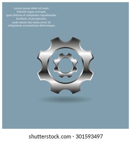 Cog Settings . icon. vector design