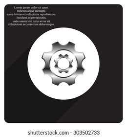 Cog Settings . icon. vector design