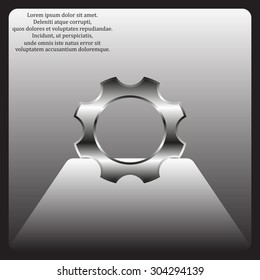 Cog Settings . icon. vector design