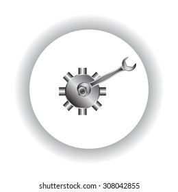 Cog Settings. icon. vector design