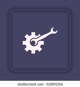 Cog Settings. icon. vector design