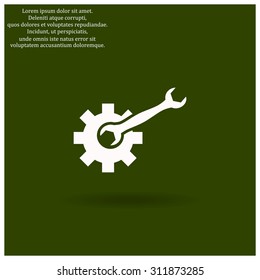 Cog Settings. icon. vector design