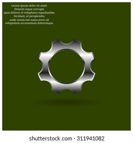 Cog Settings . icon. vector design