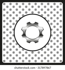 Cog Settings . icon. vector design