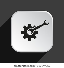 Cog Settings. icon. vector design