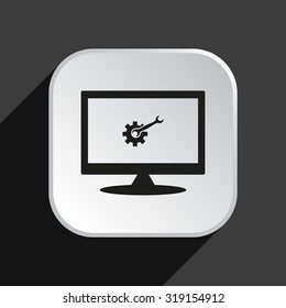 Cog Settings. icon. vector design