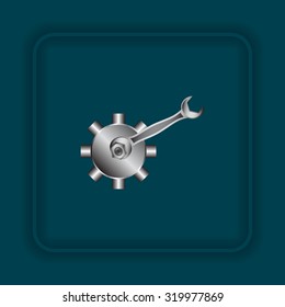 Cog Settings. icon. vector design