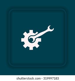Cog Settings. icon. vector design