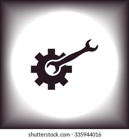 Cog Settings. icon. vector design