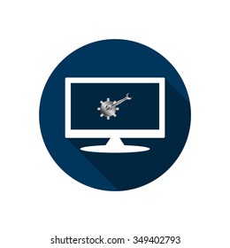 Cog Settings. icon. vector design