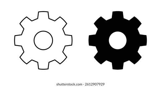 Cog settings sign or Gear Sign icon for web and app..eps 10.