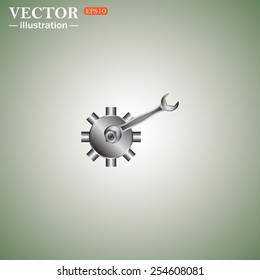 Cog Settings , vector illustration, EPS 10
