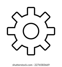 Cog simple simbol, setting icon vector Modern, simple flat vector illustration for web site or mobile app.eps