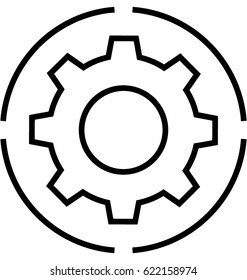 Cog Vector Icon