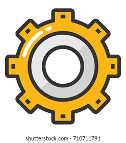 Cog Vector Icon