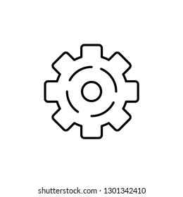 Cog vector icon  settings symbol