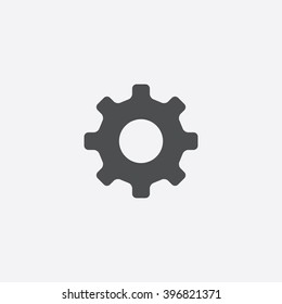 Cog Wheel Icon Vector. 