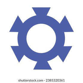 cog wheel illustration vector isolated