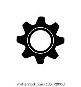 Cog wheel Simple doodle vector
