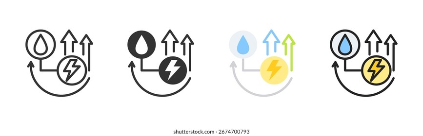 Cogeneration Icon Pack In Multiple Styles