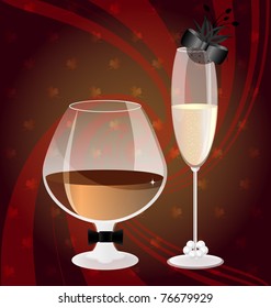 cognac and champange