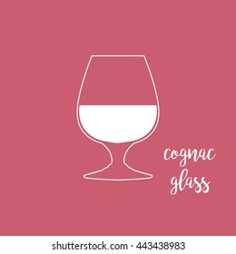 Cognac glass icon