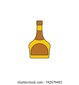 Cognac icon. Cartoon illustration of Cognac vector icon for web isolated on white background