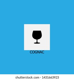 cognac icon sign signifier vector