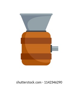 Cognac tool production icon. Flat illustration of cognac tool production vector icon for web isolated on white