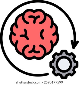 Cognition Icon Element For Design